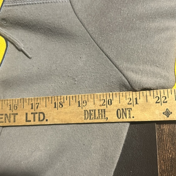 SKI-DOO vintage Y2K Hoodie grey and yellow - Picture 9 of 13
